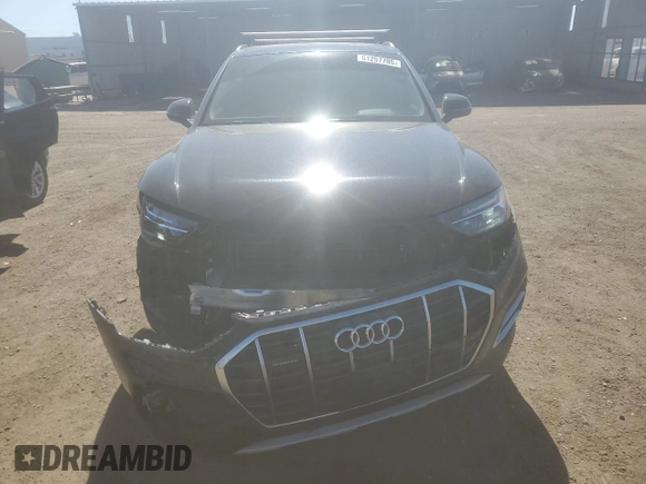 2021 Audi Q5 Premium Plus with VIN WA1BAAFYXM2015246, listed as a Copart auction lot 61257785 with 61,407 mi miles and Salvage title. Bid and sale history available at DreamBid. Image 5.