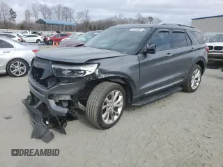 2021 Ford Explorer Platinum with VIN 1FM5K8HC1MGB57882, listed as a Copart auction lot 47325365 with 61,344 mi miles and Salvage Title. Bid and sale history available at carsss.com. Image 1.