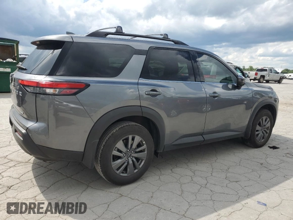 2024 Nissan Pathfinder SV with VIN 5N1DR3BA7RC309597, listed as a Copart auction lot 56742315 with 5,982 mi miles and Salvage title. Bid and sale history available at DreamBid. Image 3.