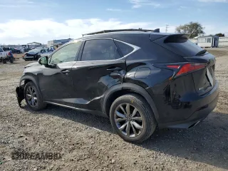 2021 Lexus NX 300 F Sport with VIN JTJSARBZ6M2198757, listed as a Copart auction lot 48591825 with 61,998 mi miles and Salvage title. Bid and sale history available at DreamBid. Image 2.