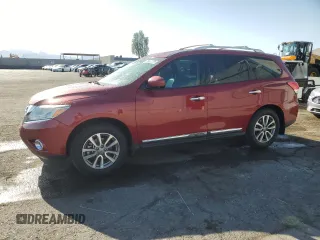 2015 Nissan Pathfinder SL z VIN 5N1AR2MN1FC605496, wystawiony jako Copart lot #52790665 z przebiegiem 120 296 mil mil oraz Czysty tytuł • Clean title. Historia ofert i sprzedaży dostępna na DreamBid. Obrazek 1.