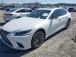2018 Lexus LS with VIN JTHC51FF0J5001992, listed as a IAAI auction lot 41785989 with 53,957 mi miles. Bid and sale history available at carsss.com. Image 2.
