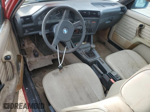 1987 BMW 3 Series 325 with VIN WBAAB540XH9699552, listed as a Copart auction lot 49915505 with 138,676 mi miles and Clean Title. Bid and sale history available at carsss.com. Image 8.