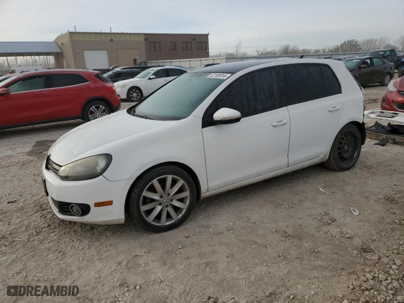 2011 Volkswagen Golf TDI with VIN WVWNM7AJ3BW048120, listed as a Copart auction lot 82165914 with 125,625 mi miles and Salvage Title. Bid and sale history available at carsss.com. Image 1.