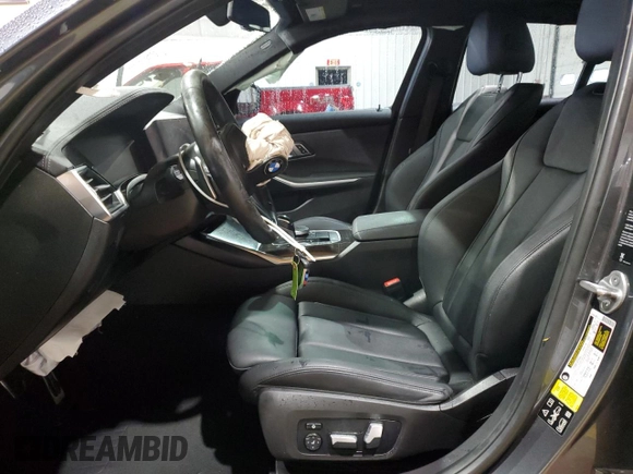 2021 BMW 3 Series 330i xDrive with VIN 3MW5R7J03M8C21135, listed as a Copart auction lot 60103245 with Not provided miles and Salvage title. Bid and sale history available at DreamBid. Image 7.