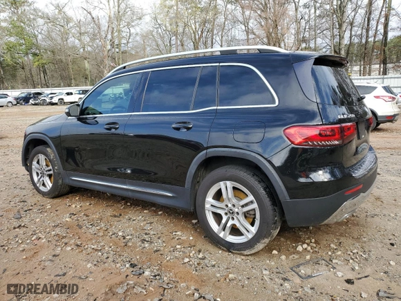 2020 Mercedes-Benz GLB with VIN W1N4M4GB3LW057906, listed as a Copart auction lot 47321045 with 48,031 mi miles and Salvage Title. Bid and sale history available at carsss.com. Image 2.