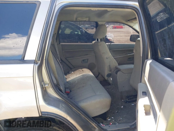2005 Jeep Grand Cherokee Laredo with VIN 1J4GS48K85C600514, listed as a IAAI auction lot 42038098 with 274,938 mi miles and . Bid and sale history available at DreamBid. Image 8.