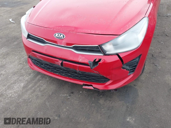 2021 Kia Rio LX with VIN 3KPA24AD2ME370063, listed as a IAAI auction lot 41696461 with 63,628 mi miles. Bid and sale history available at carsss.com. Image 6.