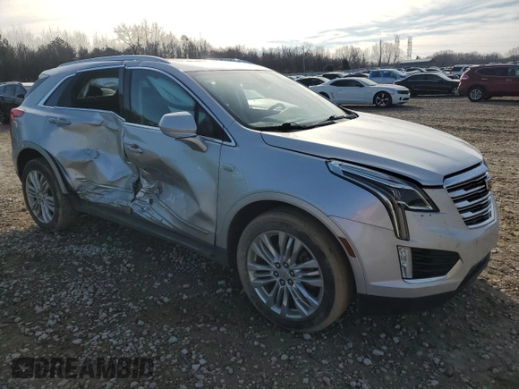 2019 Cadillac XT5 Premium Luxury FWD with VIN 1GYKNERS3KZ118967, listed as a Copart auction lot 42419035 with 113,917 mi miles and Salvage title. Bid and sale history available at DreamBid. Image 4.