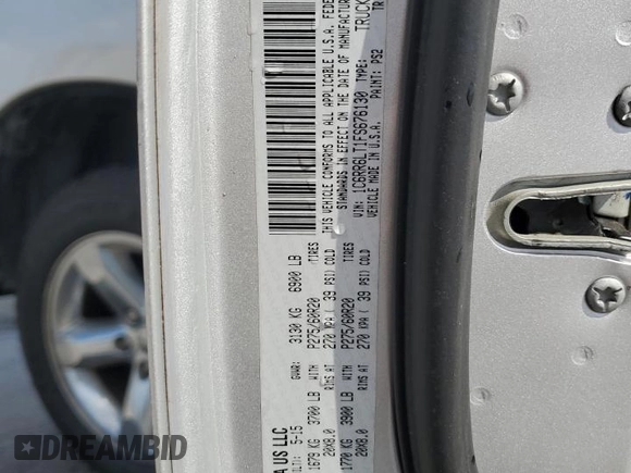 2015 Ram 1500 Big Horn z VIN 1C6RR6LT1FS676130, wystawiony jako Copart lot #57112565 z przebiegiem 113 575 mil mil oraz Szkoda całkowita • Salvage title. Historia ofert i sprzedaży dostępna na DreamBid. Obrazek 13.