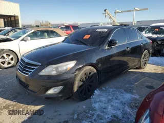 2012 Hyundai Genesis 5.0L with VIN KMHGC4DH8CU187154, listed as a Copart auction lot 84643684 with 0 mi miles and Salvage Title. Bid and sale history available at carsss.com. Image 1.