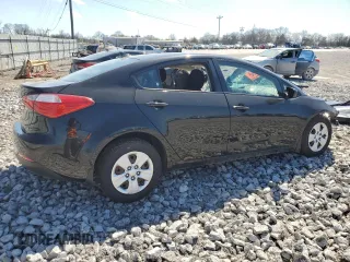 2016 Kia Forte LX with VIN KNAFK4A68G5459835, listed as a Copart auction lot 49456215 with 0 mi miles and Salvage Title. Bid and sale history available at carsss.com. Image 3.