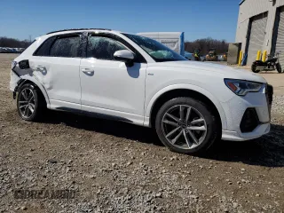 2021 Audi Q3 S line Premium Plus with VIN WA1EECF38M1041061, listed as a Copart auction lot 46298345 with 87,225 mi miles and Clean Title. Bid and sale history available at carsss.com. Image 4.