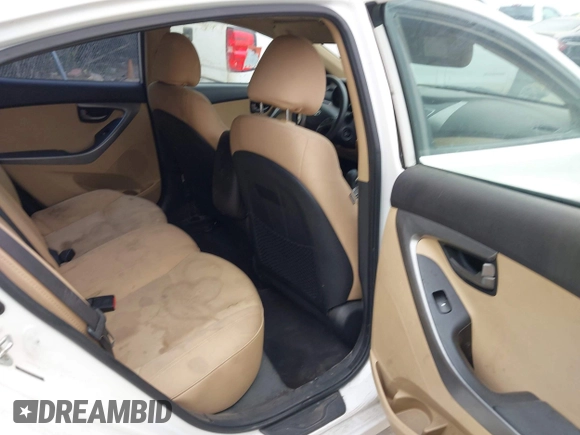 2013 Hyundai Elantra GLS with VIN 5NPDH4AE3DH343521, listed as a IAAI auction lot 42324704 with Not provided miles and . Bid and sale history available at DreamBid. Image 8.