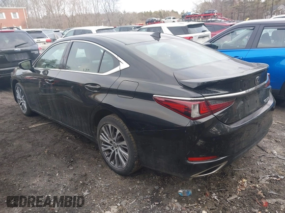 2020 Lexus ES with VIN 58ADZ1B16LU075774, listed as a IAAI auction lot 41659318 with 38,796 mi miles. Bid and sale history available at carsss.com. Image 3.