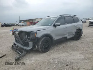 2024 Kia Telluride SX X-Line z VIN 5XYP5DGC2RG425587, wystawiony jako Copart lot #51669275 z przebiegiem 22 560 mil mil oraz Szkody całkowita. Historia ofert i sprzedaży dostępna na DreamBid. Obrazek 1.