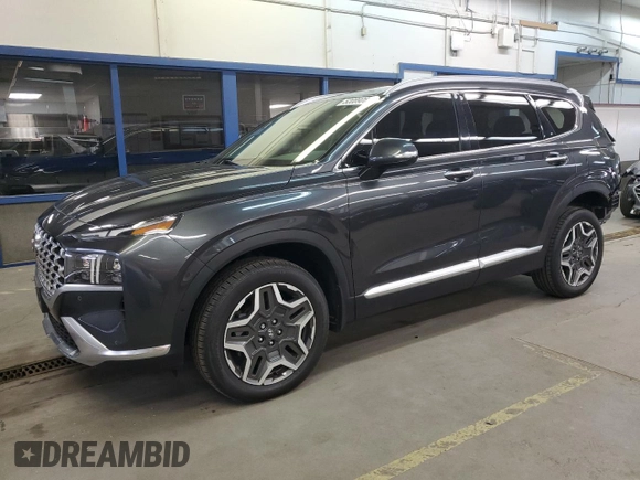 2022 Hyundai Santa Fe Limited with VIN 5NMS4DAL5NH471243, listed as a Copart auction lot 52089065 with 14,329 mi miles and Salvage Title. Bid and sale history available at carsss.com. Image 1.