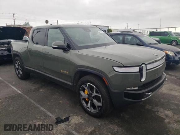2022 Rivian R1T Launch Edition z VIN 7FCTGAAL0NN001256, wystawiony jako Copart lot #55850845 z przebiegiem 49 236 mil mil oraz Szkoda całkowita • Salvage title. Historia ofert i sprzedaży dostępna na DreamBid. Obrazek 4.