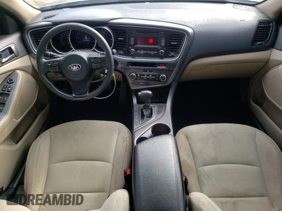 2015 Kia Optima LX with VIN 5XXGM4A79FG477622, listed as a Copart auction lot 44772515 with 201,923 mi miles and Salvage Title. Bid and sale history available at DreamBid. Image 8.