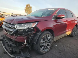 2016 Ford Edge Titanium with VIN 2FMPK3K84GBB78656, listed as a Copart auction lot 42743205 with 111,429 mi miles and Salvage Title. Bid and sale history available at carsss.com. Image 1.