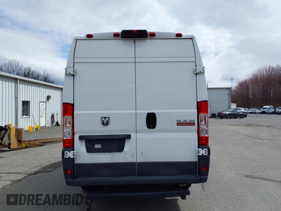 2018 Ram ProMaster Cargo with VIN 3C6URVJG6JE109398, listed as a IAAI auction lot 41934307 with 129,308 mi miles. Bid and sale history available at carsss.com. Image 16.