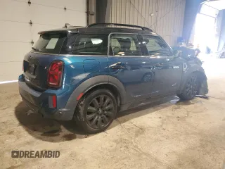 2022 MINI Countryman Cooper S with VIN WMZ83BR01N3N40309, listed as a Copart auction lot 59534135 with 33,586 mi miles and Salvage title. Bid and sale history available at DreamBid. Image 3.