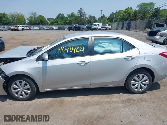 2016 Toyota Corolla L with VIN 5YFBURHE9GP414816, listed as a IAAI auction lot 42424221 with 87,270 mi miles and . Bid and sale history available at DreamBid. Image 14.