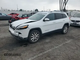 2016 Jeep Cherokee Limited z VIN 1C4PJMDB8GW120344, wystawiony jako Copart lot #62603365 z przebiegiem 137 571 mil mil oraz Szkoda całkowita • Salvage title. Historia ofert i sprzedaży dostępna na DreamBid. Obrazek 1.