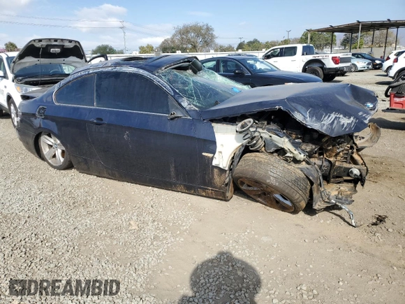 2007 BMW 3 Series 335i with VIN WBAWB73577P033998, listed as a Copart auction lot 46183325 with 97,464 mi miles and Salvage Title. Bid and sale history available at carsss.com. Image 4.