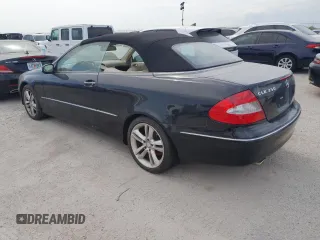 2008 Mercedes-Benz CLK-Class 3.5L with VIN WDBTK56F48F256262, listed as a Copart auction lot 74918114 with 0 mi miles and Salvage Title. Bid and sale history available at carsss.com. Image 2.