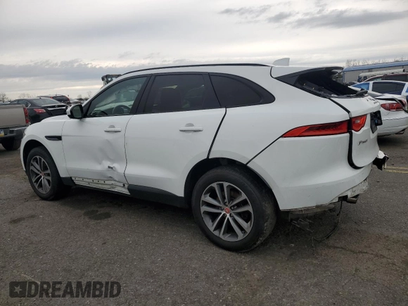 2017 Jaguar F-Pace 35t Premium z VIN SADCJ2BV3HA054496, wystawiony jako Copart lot #53286415 z przebiegiem 128 380 mil mil oraz Szkoda całkowita • Salvage title. Historia ofert i sprzedaży dostępna na DreamBid. Obrazek 2.