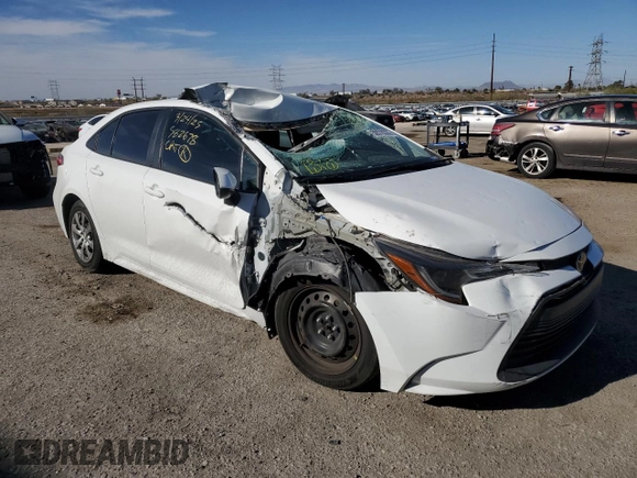 2023 Toyota Corolla LE with VIN 5YFB4MDE6PP002670, listed as a Copart auction lot 50578335 with 32,573 mi miles and Salvage Title. Bid and sale history available at carsss.com. Image 4.