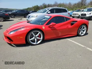 2018 Ferrari 488 z VIN ZFF79ALA2J0231872, wystawiony jako Copart lot #59436734 z przebiegiem 31 966 mil mil oraz Szkody całkowita. Historia ofert i sprzedaży dostępna na DreamBid. Obrazek 1.
