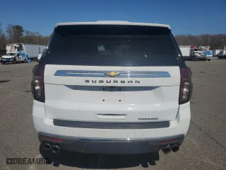 2023 Chevrolet Suburban Premier with VIN 1GNSCFKD2PR299653, listed as a Copart auction lot 53558995 with 55,593 mi miles and Clean Title. Bid and sale history available at carsss.com. Image 6.