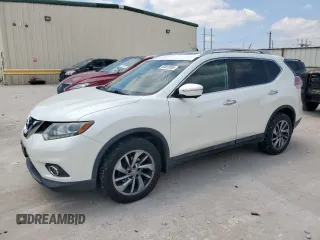 2015 Nissan Rogue SL z VIN 5N1AT2MV7FC832998, wystawiony jako Copart lot #53023955 z przebiegiem 104 269 mil mil oraz Czysty tytuł • Clean title. Historia ofert i sprzedaży dostępna na DreamBid. Obrazek 1.