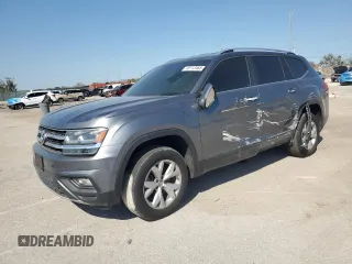 2018 Volkswagen Atlas SE z VIN 1V2KR2CA2JC508368, wystawiony jako Copart lot #45112465 z przebiegiem Nie podano mil oraz Szkoda całkowita • Salvage title. Historia ofert i sprzedaży dostępna na DreamBid. Obrazek 1.