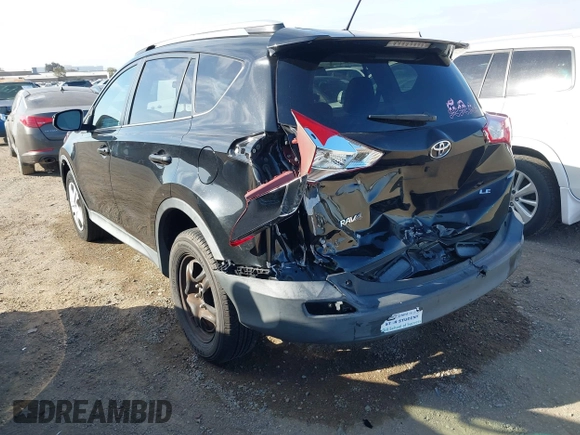 2013 Toyota RAV4 LE with VIN 2T3ZFREV9DW060424, listed as a IAAI auction lot 41721107 with 107,132 mi miles. Bid and sale history available at carsss.com. Image 3.