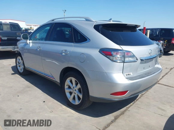 2012 Lexus RX 350 with VIN 2T2BK1BA0CC130560, listed as a IAAI auction lot 41973072 with 106,209 mi miles. Bid and sale history available at carsss.com. Image 3.