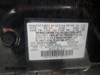 2015 Nissan Versa SV with VIN 3N1CN7AP3FL937572, listed as a Copart auction lot 48723205 with 207,784 mi miles and Salvage Title. Bid and sale history available at carsss.com. Image 14.