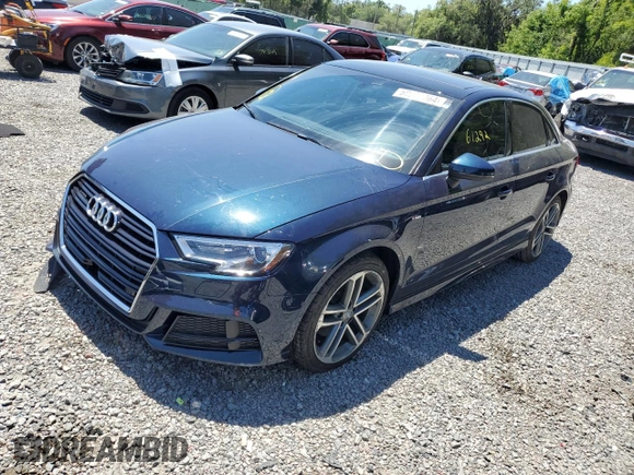 2017 Audi A3 Sedan Premium Plus with VIN WAUJ8GFF4H1067687, listed as a Copart auction lot 50927364 with 61,292 mi miles. Bid and sale history available at carsss.com. Image 1.