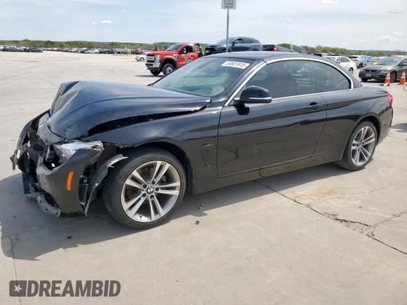 2018 BMW 4 Series 430i xDrive with VIN WBA4Z3C51JEC57401, listed as a Copart auction lot 50657915 with 26,314 mi miles and Salvage Title. Bid and sale history available at DreamBid. Image 1.