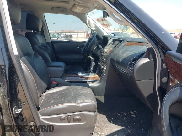 2018 Nissan Armada Platinum with VIN JN8AY2NF1J9332309, listed as a IAAI auction lot 41957271 with 125,650 mi miles. Bid and sale history available at carsss.com. Image 5.
