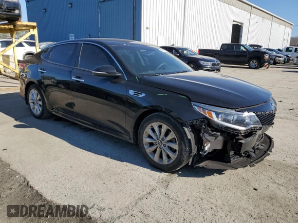 2018 Kia Optima S with VIN 5XXGT4L36JG272023, listed as a Copart auction lot 48182685 with 58,058 mi miles and Salvage Title. Bid and sale history available at carsss.com. Image 4.