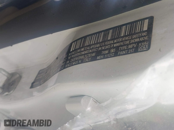 2020 Alfa Romeo Stelvio Ti z VIN ZASPAKBN9L7C76146, wystawiony jako IAAI lot #42038751 z przebiegiem 29 107 mil mil oraz . Historia ofert i sprzedaży dostępna na DreamBid. Obrazek 9.