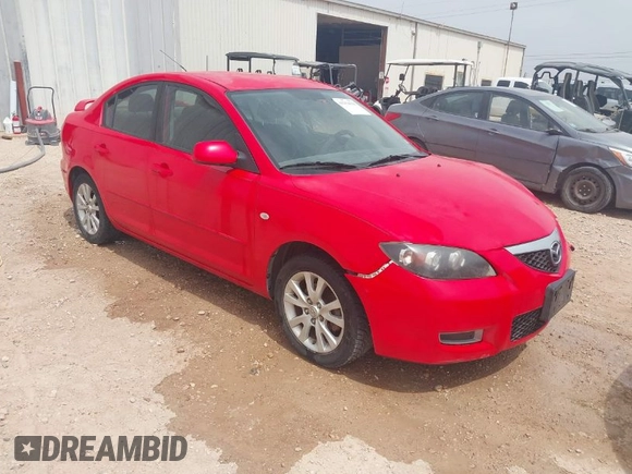 2007 Mazda Mazda3 i Sport with VIN JM1BK32FX71693508, listed as a IAAI auction lot 41934556 with 162,520 mi miles. Bid and sale history available at carsss.com. Image 1.
