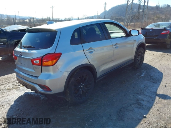 2018 Mitsubishi Outlander ES with VIN JA4AR3AU5JU007270, listed as a IAAI auction lot 41711322 with 127,773 mi miles and . Bid and sale history available at DreamBid. Image 4.