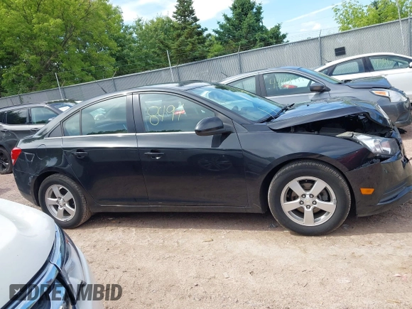 2014 Chevrolet Cruze 1LT with VIN 1G1PC5SB5E7433631, listed as a IAAI auction lot 42518491 with 99,962 mi miles and . Bid and sale history available at DreamBid. Image 13.