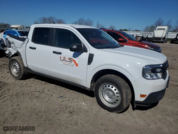 2022 Ford Maverick XL with VIN 3FTTW8E35NRA25450, listed as a Copart auction lot 46692605 with 52,764 mi miles and Salvage Title. Bid and sale history available at carsss.com. Image 4.