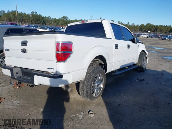 2014 Ford F-150 XL with VIN 1FTFW1CF6EFA07781, listed as a IAAI auction lot 41368045 with Not Provided miles. Bid and sale history available at carsss.com. Image 4.
