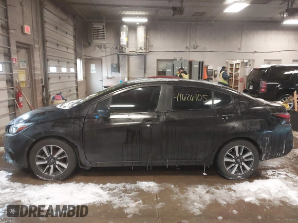 2021 Nissan Versa SV with VIN 3N1CN8EV1ML890974, listed as a IAAI auction lot 41626105 with 82,598 mi miles and . Bid and sale history available at DreamBid. Image 13.
